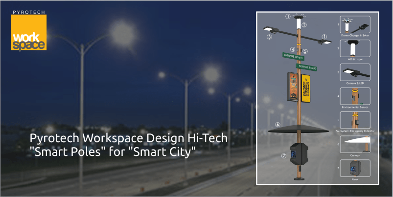 Hi-Tech Smart Poles For Smart Cities