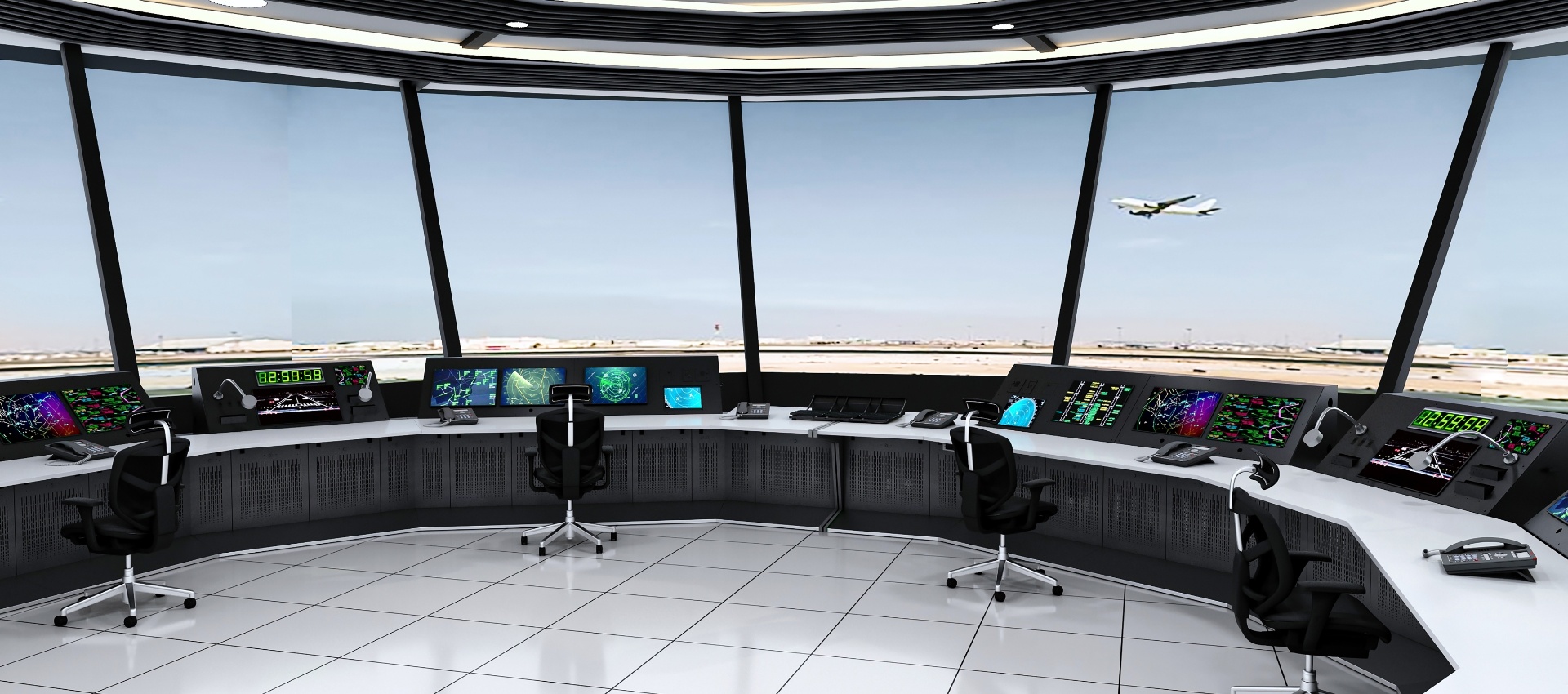 Air Traffic Control Console