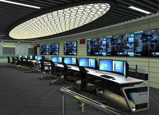 Control room interior design